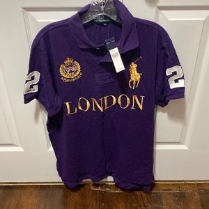 Ralph Lauren Polo shirt - purple.  Size L.